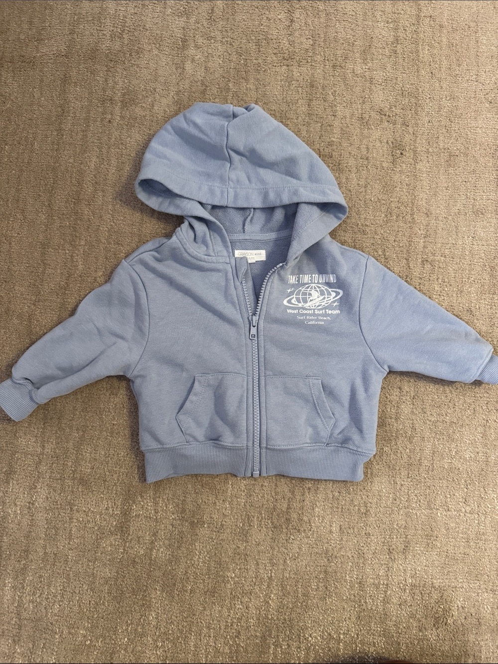 9M oversized zip hoodie Grayson Mini Sweatshirt